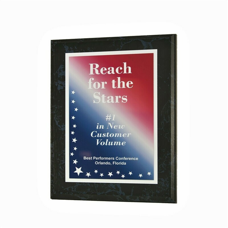 Faux Marble Direct Plaque - 3 Sizes