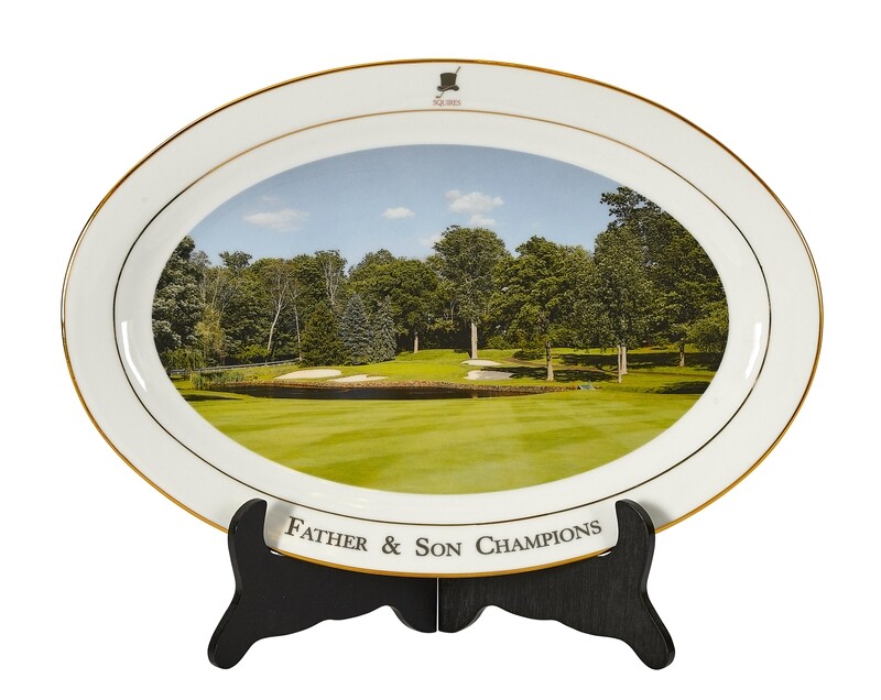 Custom Porcelain Oval Platter