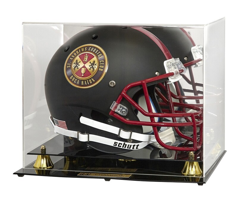 Football Helmet with Case - Full Size Replica