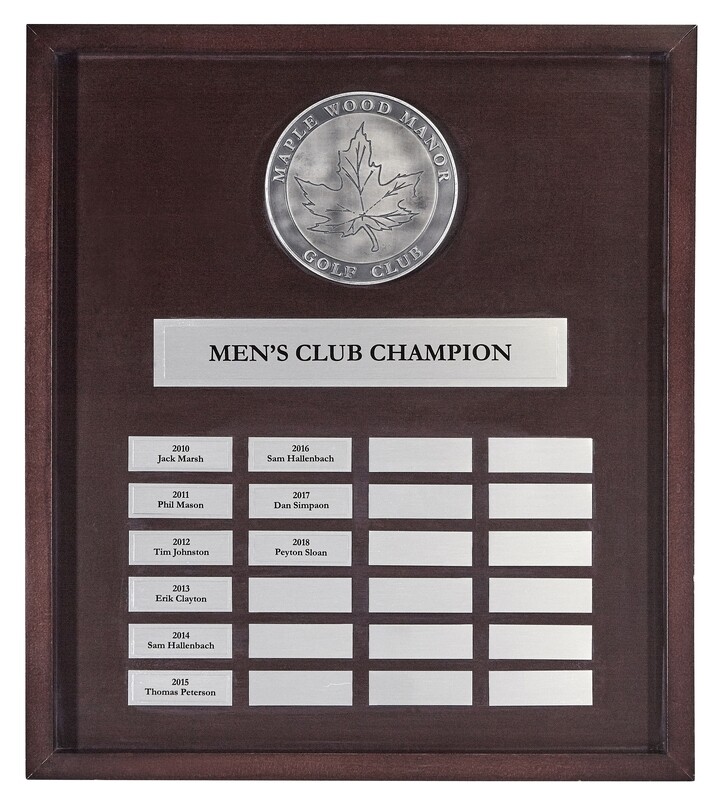 Perpetual Plaque with Etched Logo