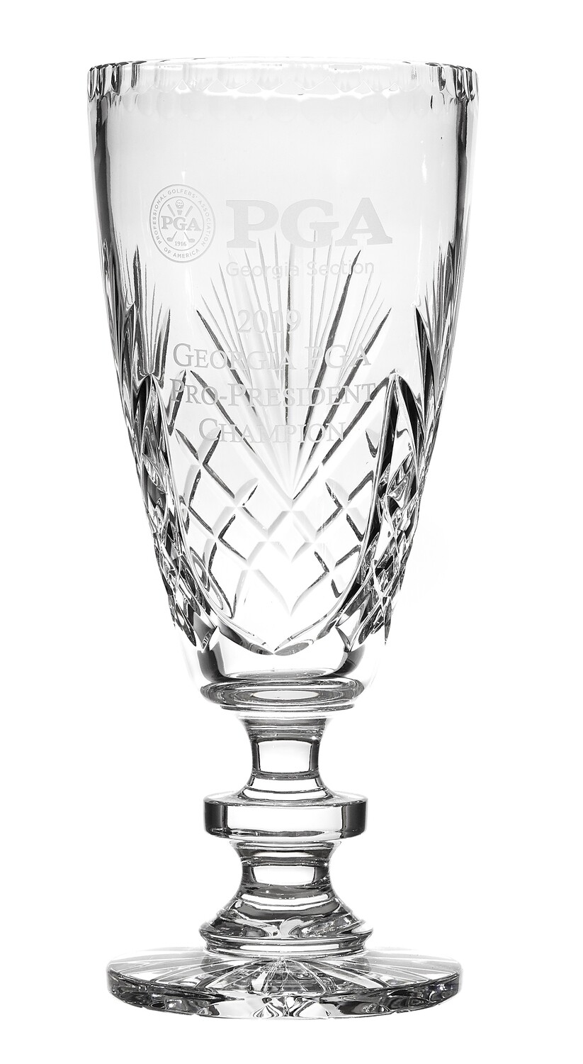 Crystal Footed Trophy