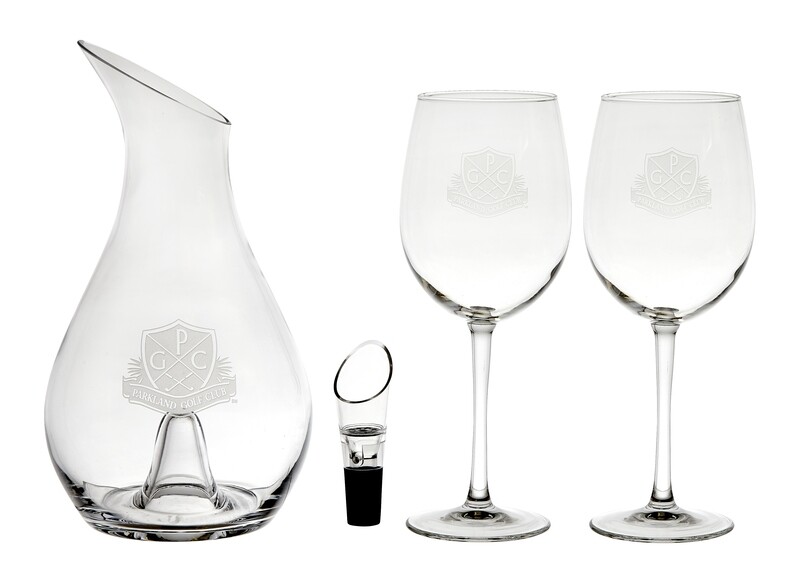 Boxed wine set with Decanter