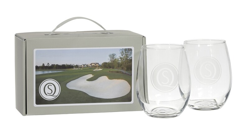 Boxed set of wine glasses