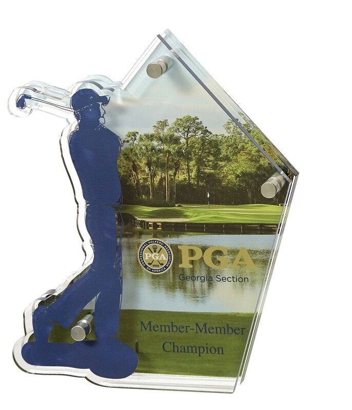 Acrylic Golfer Award