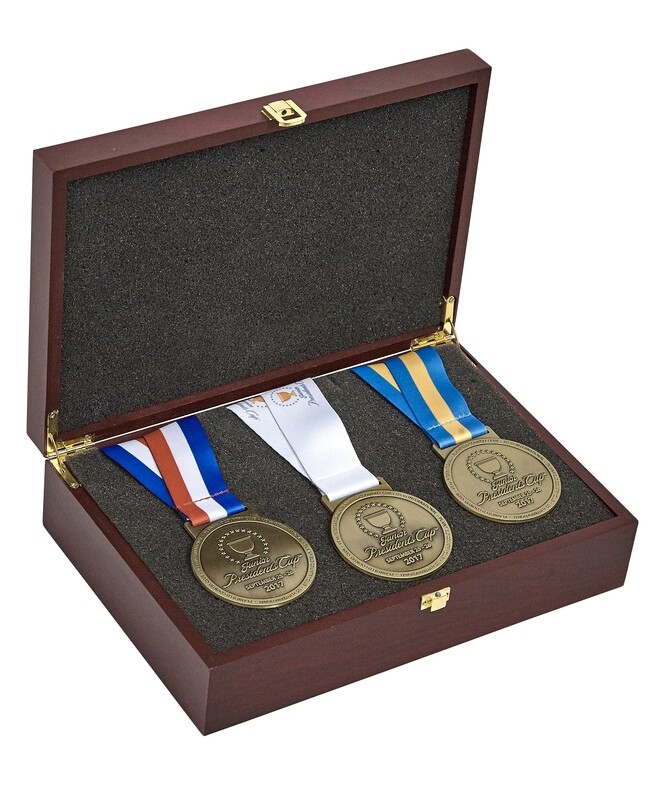Medals in Presentation Box - Call for Quote