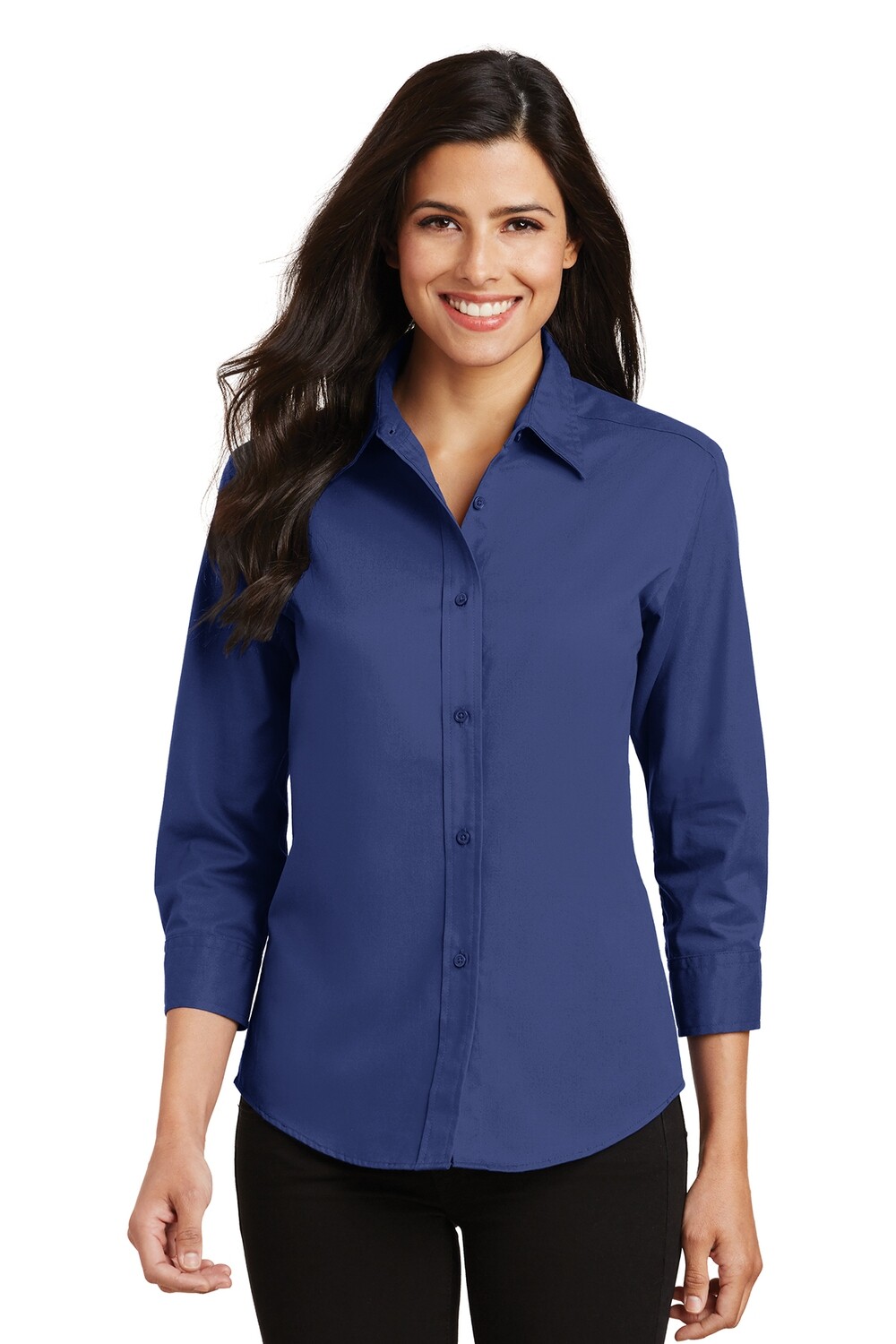 Ladies 3/4 Sleeve Easy Care Shirt