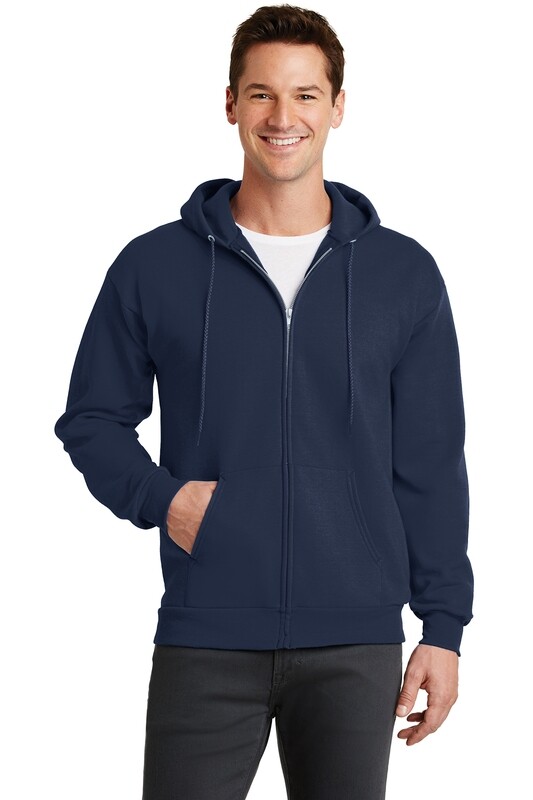 Men's Full Zip Hooded Fleece Sweatshirt