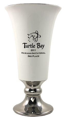Ceramic Trumpet, White - 3 Sizes