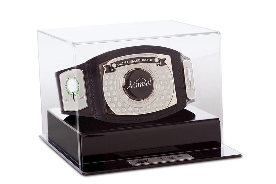 Mini Championship Golf Belt with case