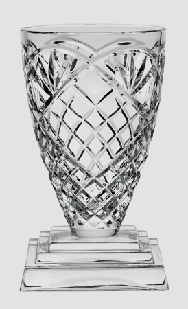 Crystal Multi-tier Footed Vase - 3 Sizes