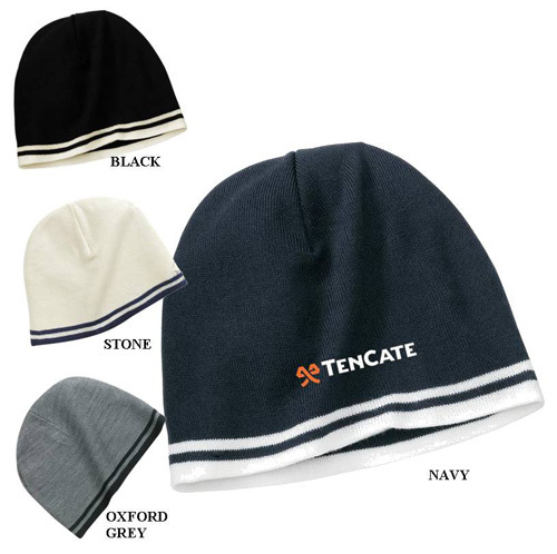 Port & Company Knit Skull Cap with Stripes