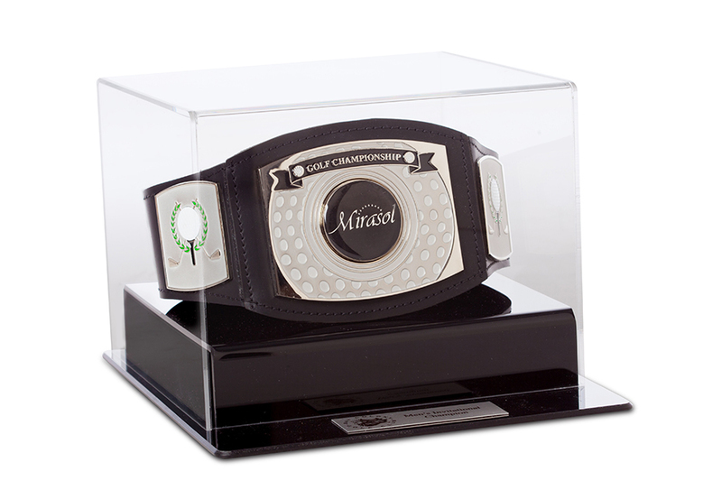 Mini Championship Golf Belt with case