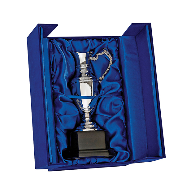Nickel Plated Claret Jug w/ Black Base - 3 sizes