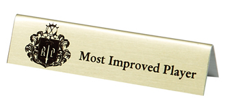 Tent Plate - Gold