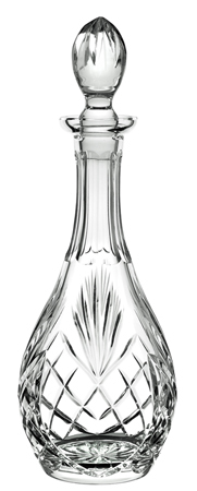 Crystal Curved Decanter with stopper