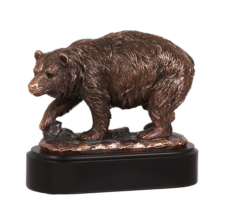 Bear Resin on base 6"h