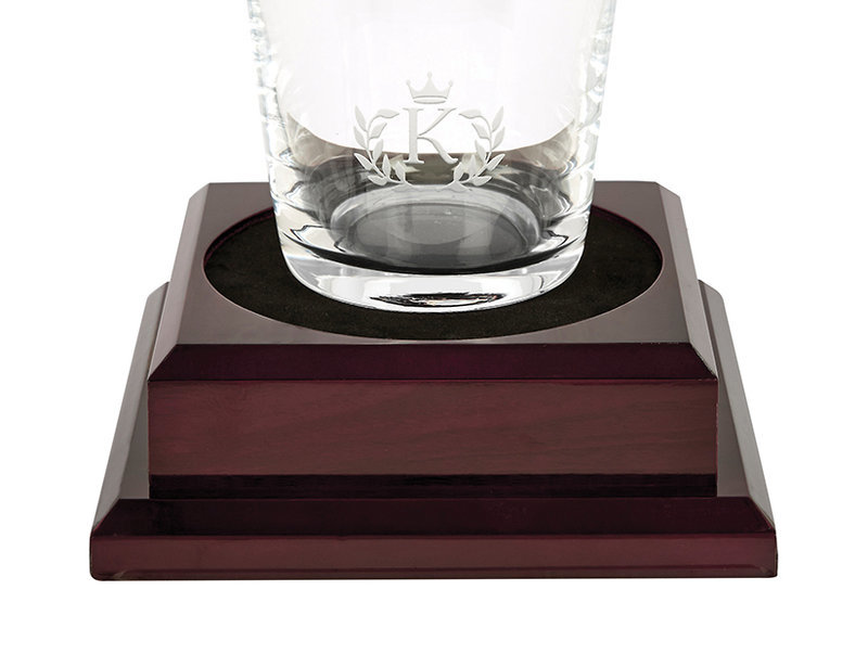 Rosewood Piano Finish Pedestal Base - 4 Sizes