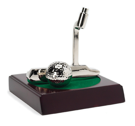 Silvertone Putter and Ball