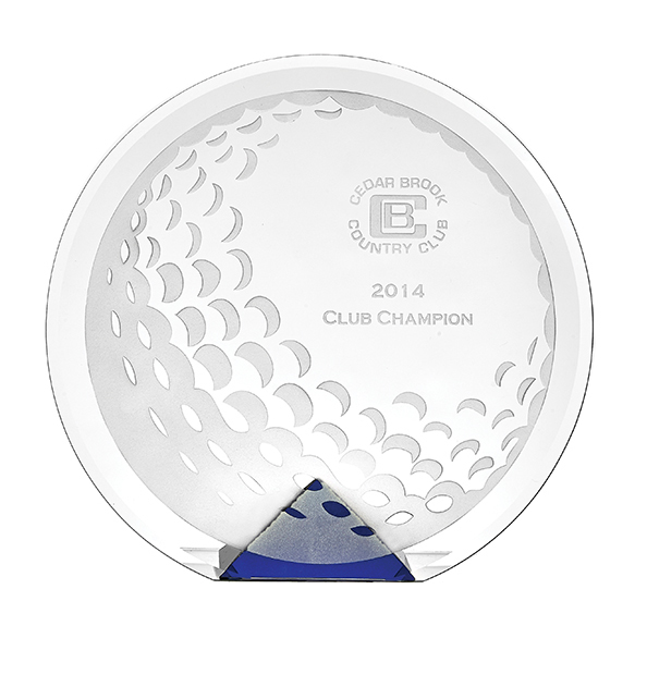 Cyrk Golf Ball Award Blue Base - 3 Sizes