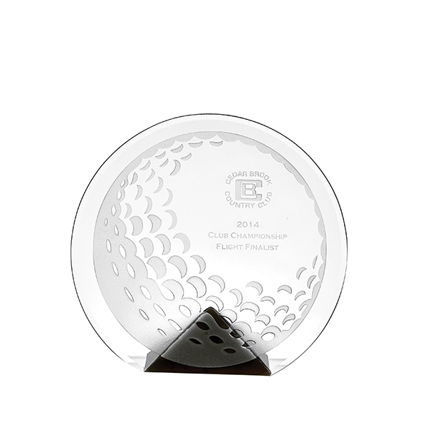 Cyrk Golf Ball Award Black Base - 3 Sizes