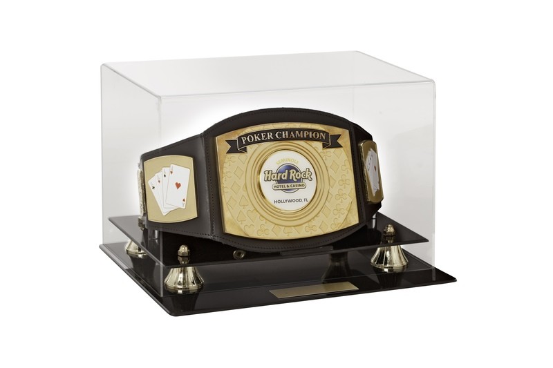 Poker Championship Belt with Case