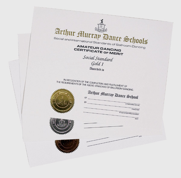 CERTIFICATES - BRONZE
