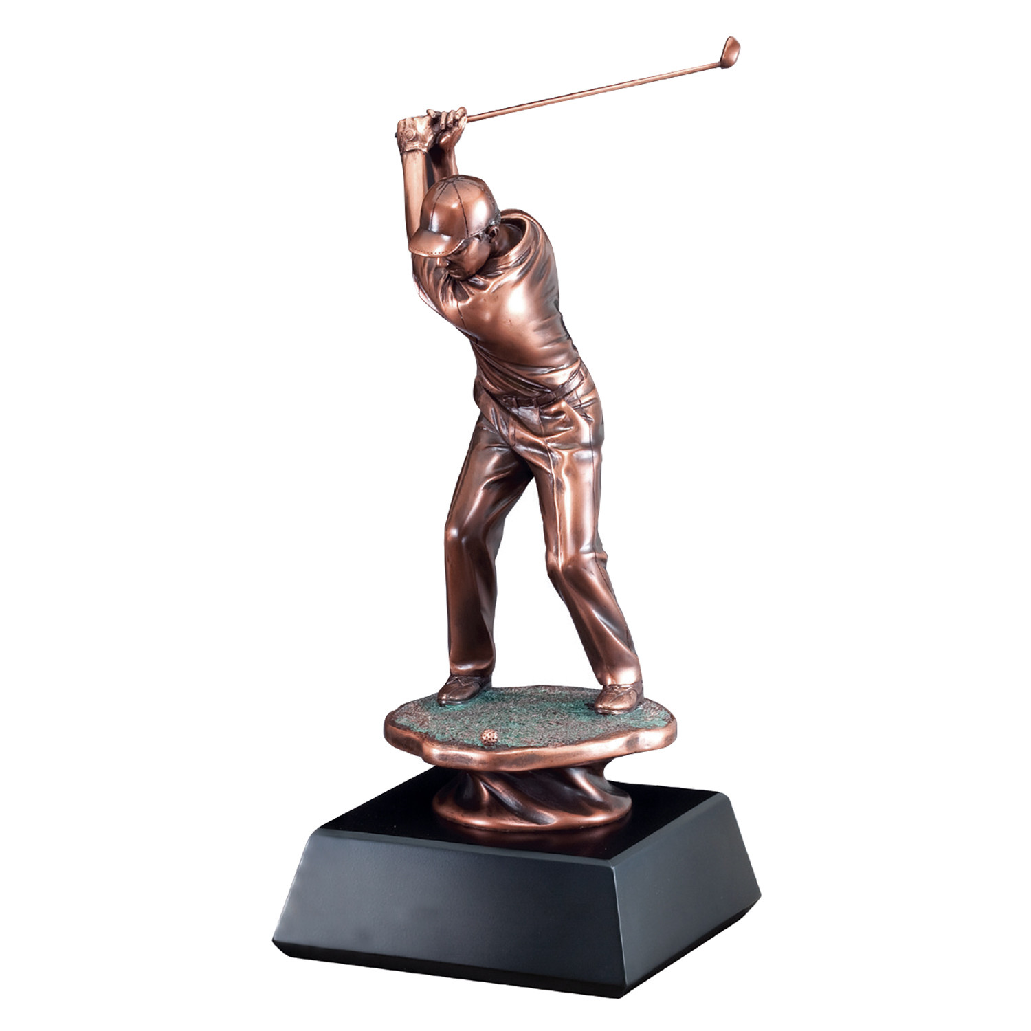 Men's Resin Golfer on Raised base - 3 Sizes