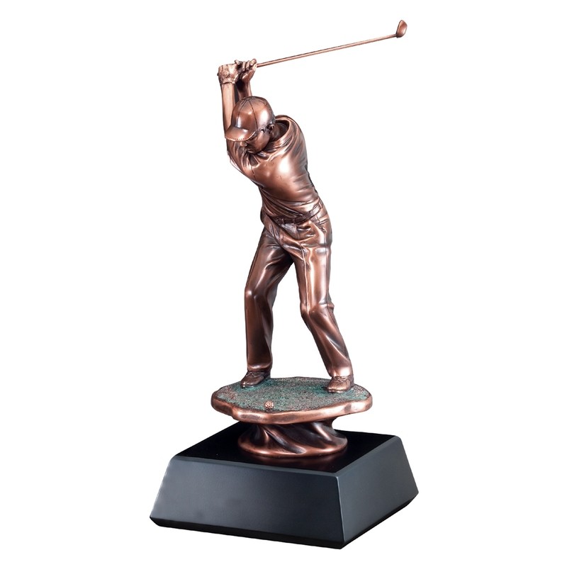 Men's Resin Golfer on Raised base - 3 Sizes