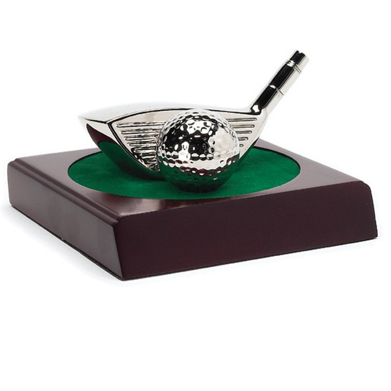Silvertone Driver and Ball - 3.5"h