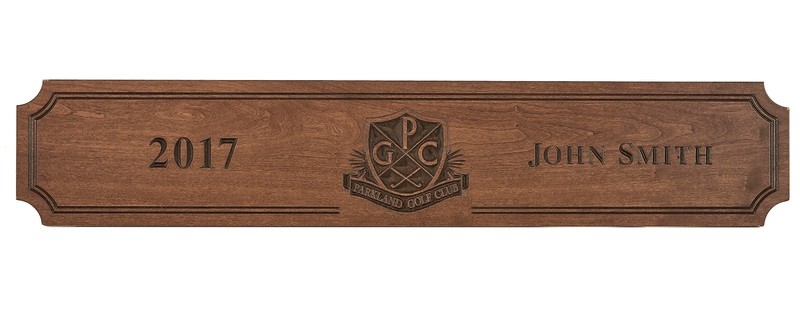 Half Wood Board Plaque