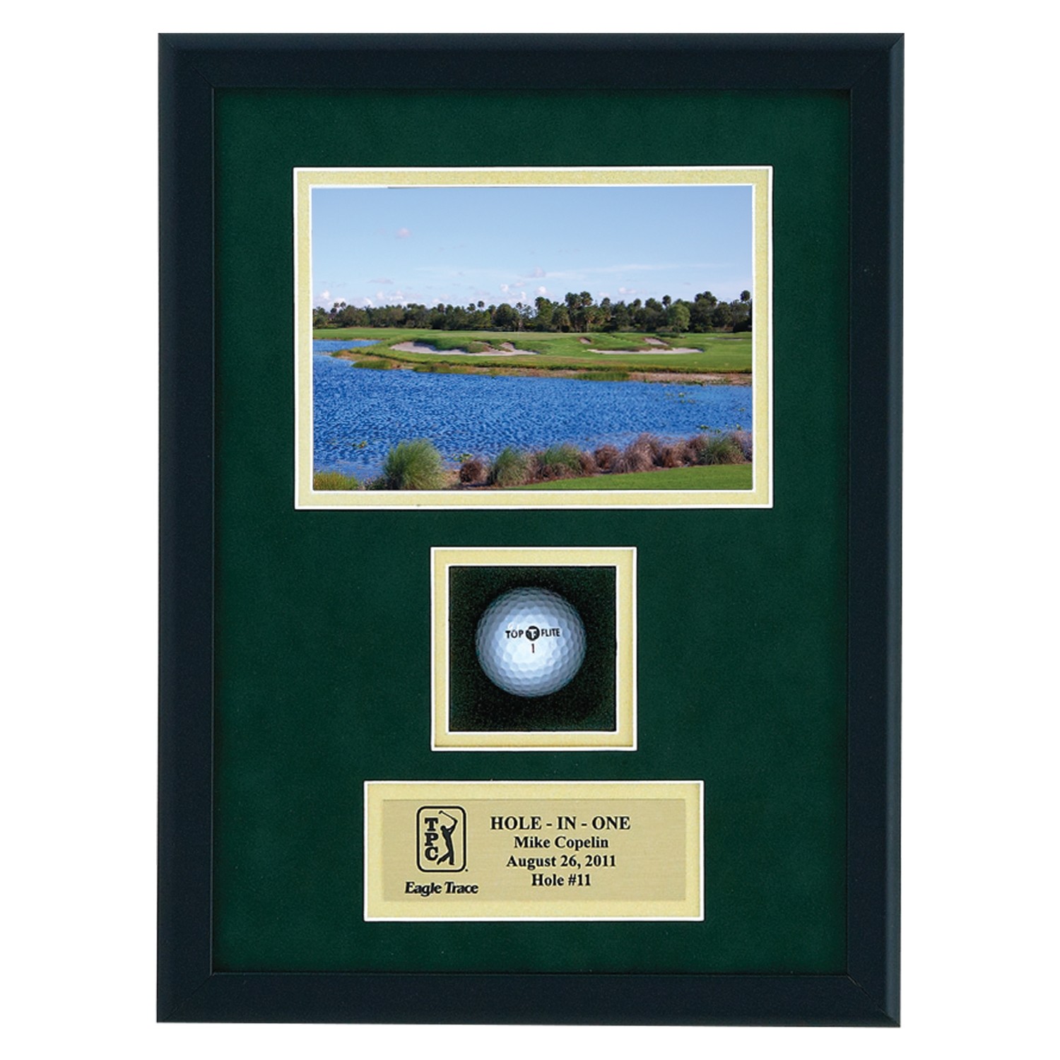 Framed Hole in One Plaque