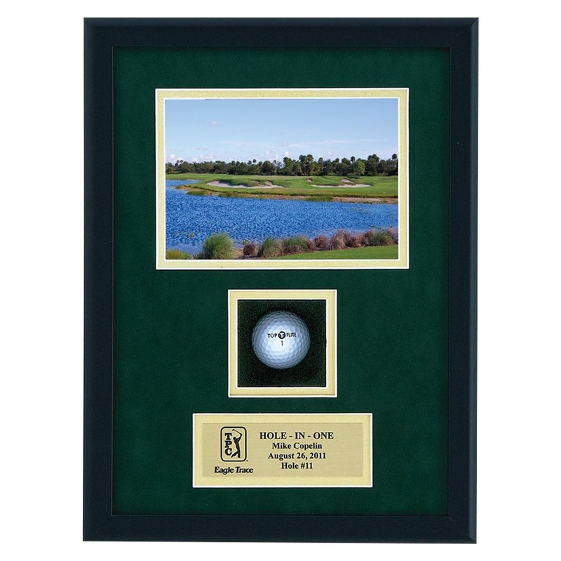 Framed Hole in One Plaque