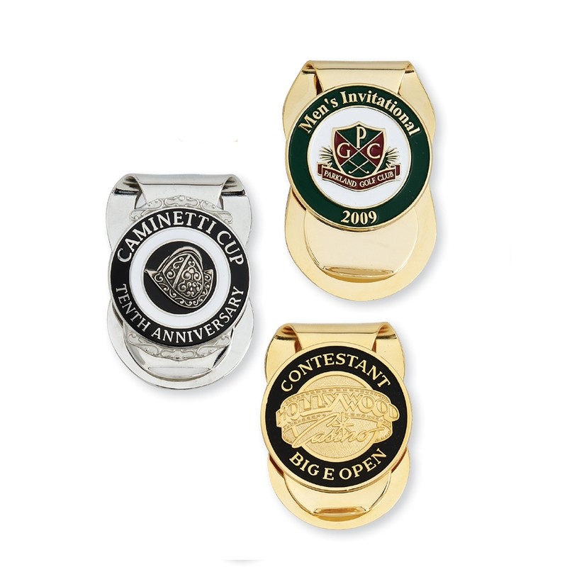 Die Struck Peanut Money Clips - Call for Quote