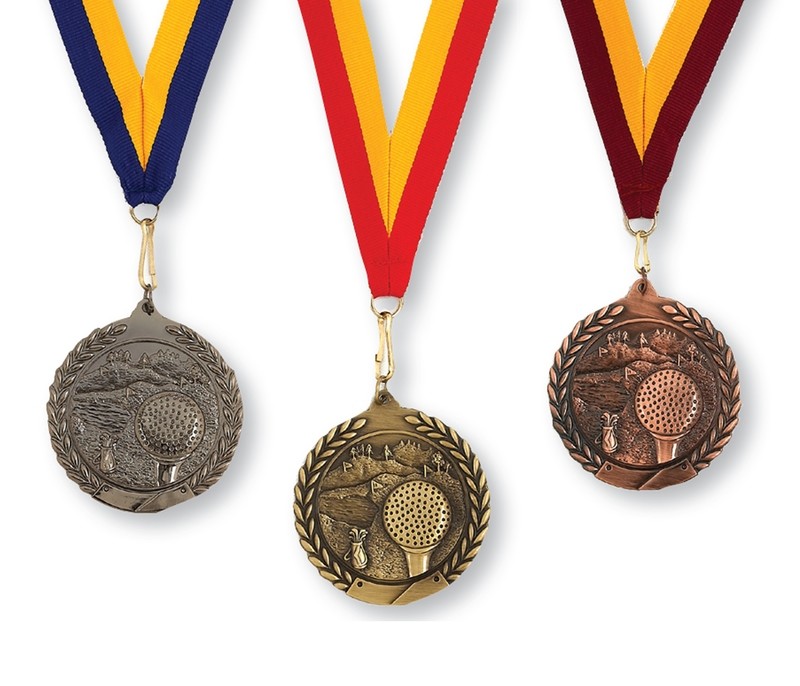 Die Cast Golf Medal - 3 Colors