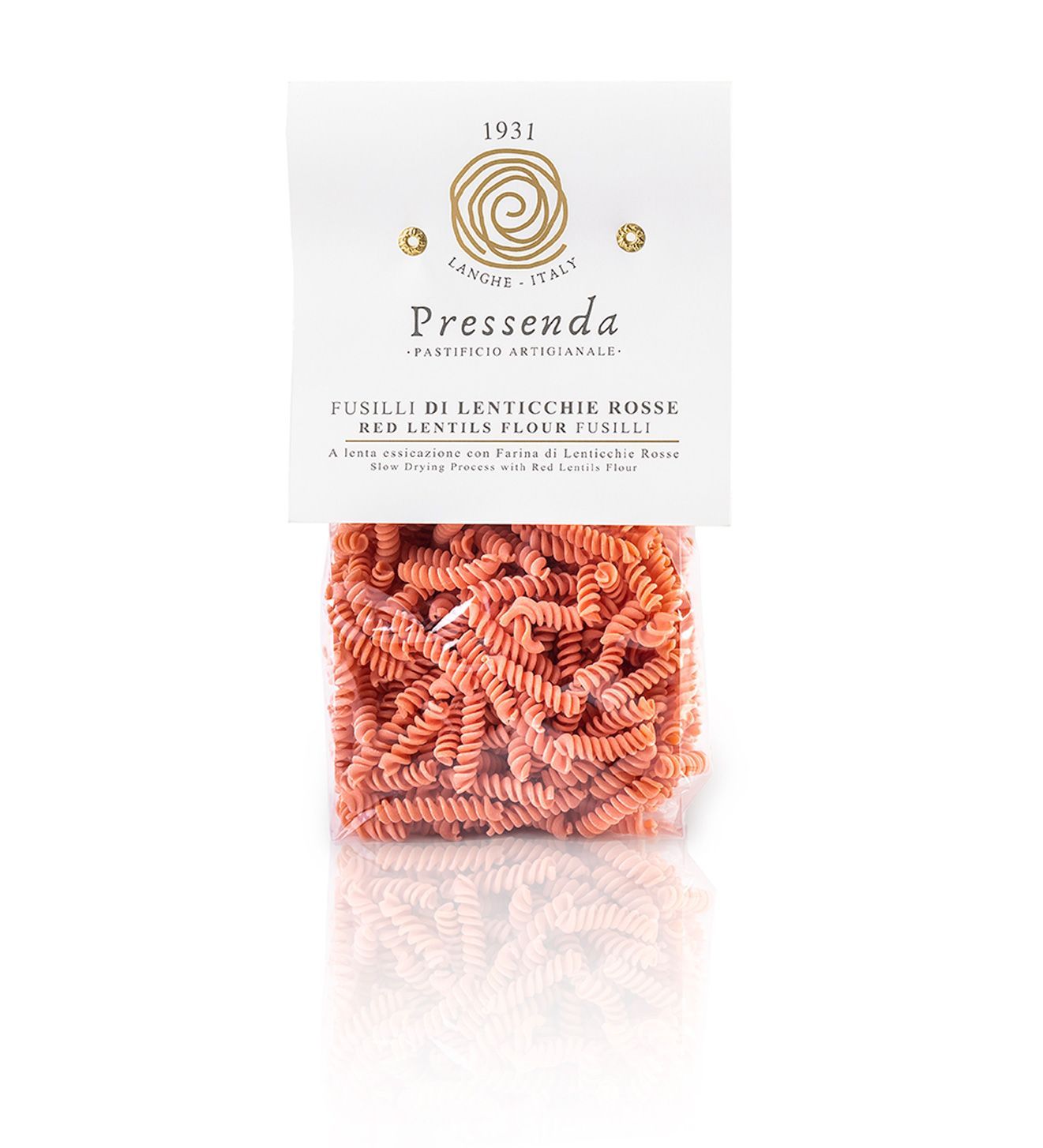FUSILLI DI LENTICCHIE ROSSE FUSILLI DI LENTICCHIE ROSSE