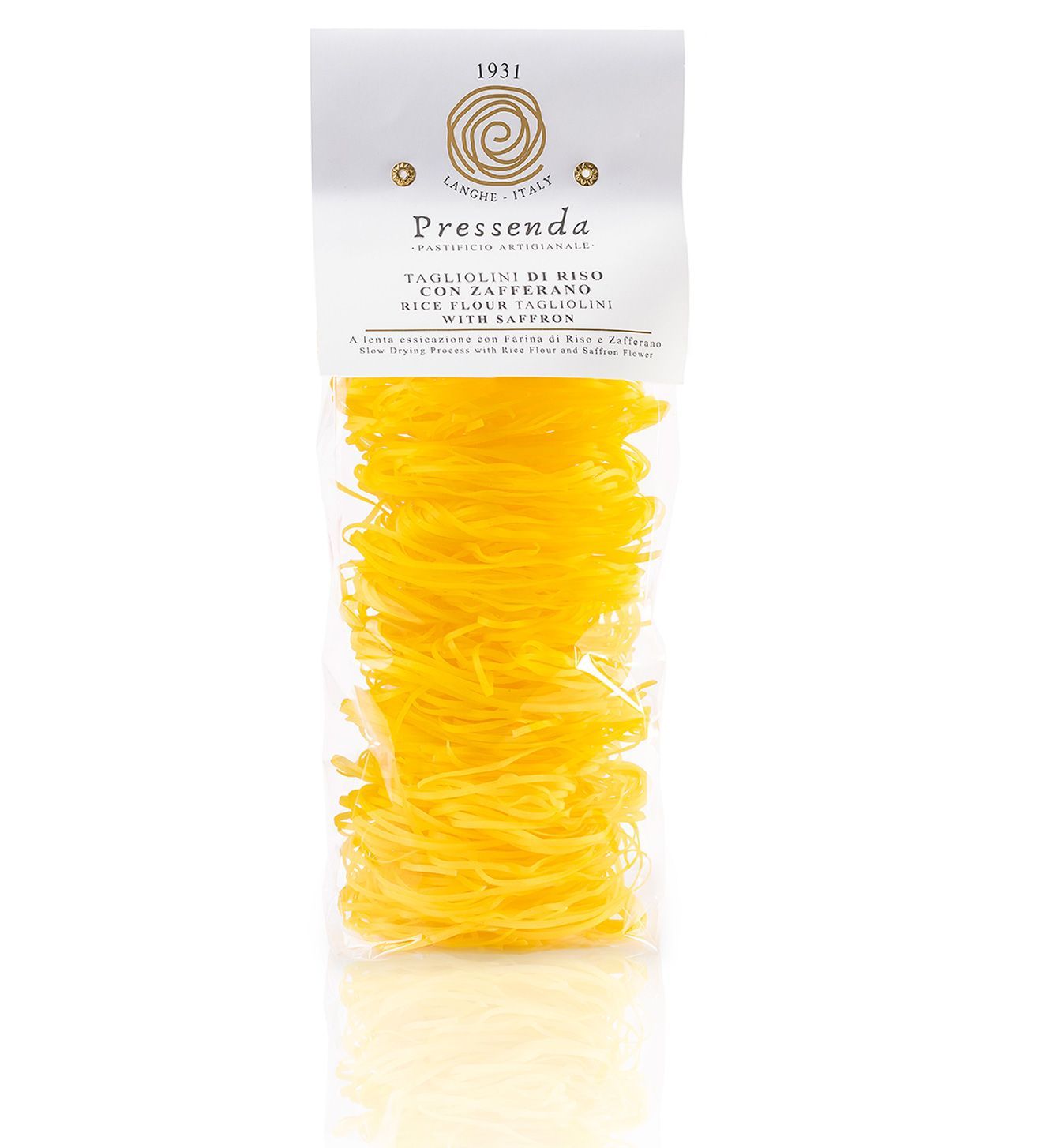 TAGLIOLINI DI RISO E ZAFFERANO TAGLIOLINI DI RISO E ZAFFERANO