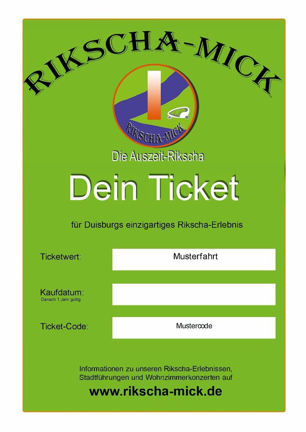 Ticket-Verschenkset