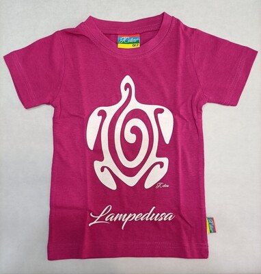 T-shirt Lampedusa bambino/a con tartaruga 