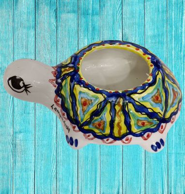Tartaruga in ceramica vaso L. cm 18 x A. cm 12 x P. cm 6
