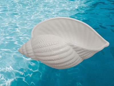 Conchiglia in ceramica svuota tasche cm L. cm 25x A. cm 8 x cm 12