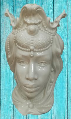 Testa di moro bianca grande