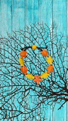 Bracciale tartarughe in ceramica colore giallo limone e arancione stella arancione.