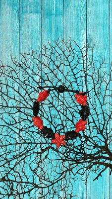 Bracciale tartarughe in ceramica colore rosso e nero stella rossa.