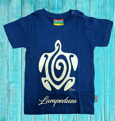 T-shirt Lampedusa bambino/a con tartaruga 
