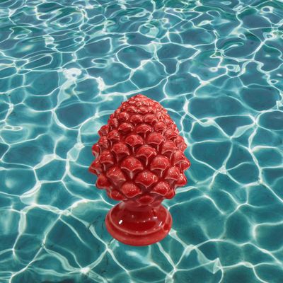 Pigna in ceramica piccola A. cm 10xL.cm7xB.cm5