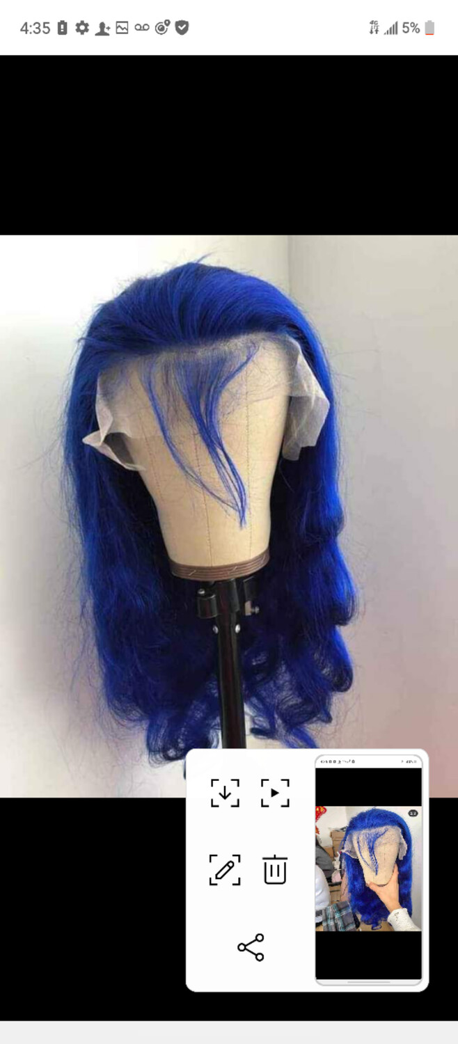Custom color wigs
