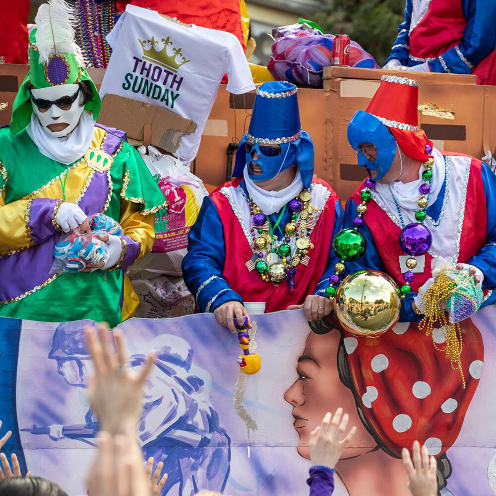 Saturday, Feb 14 - Endymion, Pan American Life Properties Stand