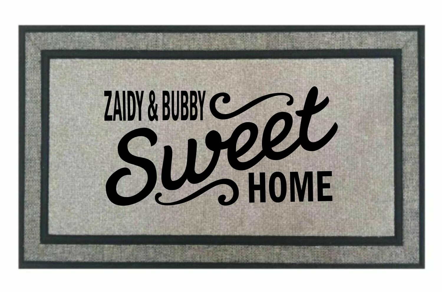 Zaidy &amp; Bubby Sweet Home Door Mat