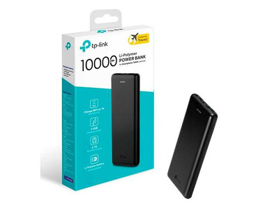 Cargador Portátil TP-Link TL-PB10000, 10.000mAh, Negro Cargador Portátil TP-Link TL-PB10000, 10.000mAh, Negro