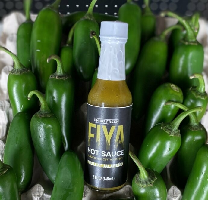 Phiro Fresh Farms: FIYA Hot Sauce: Holla Jalapeño